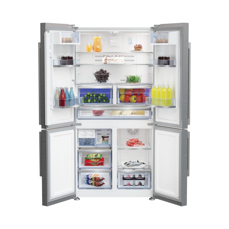 Beko GN1416232ZXN frigorifero side-by-side Libera installazione 572 L F Acciaio inossidabile