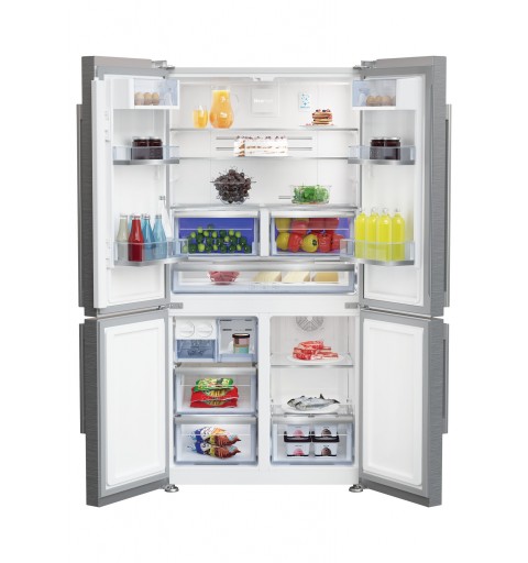 Beko GN1416232ZXN frigorifero side-by-side Libera installazione 572 L F Acciaio inossidabile