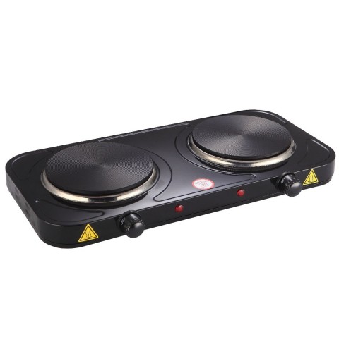 Ardes AR1F21 hob Black Countertop Sealed plate 2 zone(s)