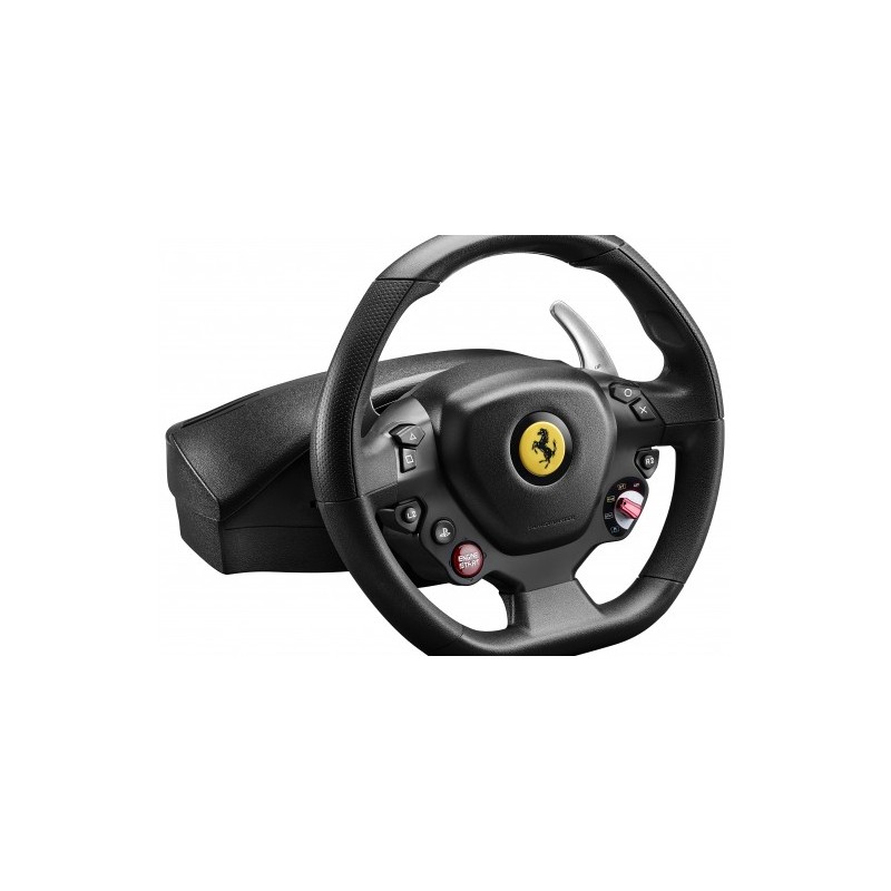 Thrustmaster T80 Ferrari 488 GTB Edition Schwarz Lenkrad + Pedale Digital PlayStation 4