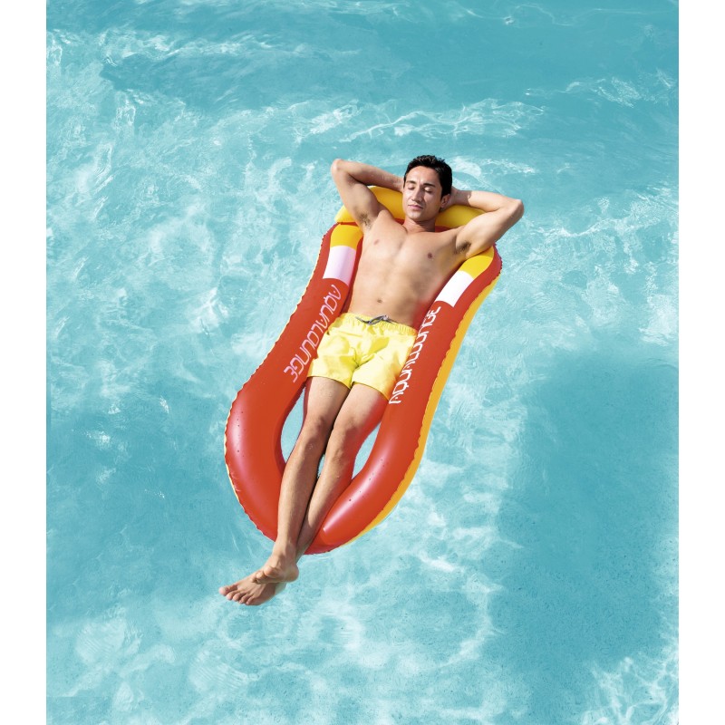 Bestway 43103 flotador para piscina y playa Azul, Rojo Estampado Vinilo Colchón flotante