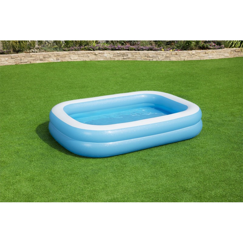Bestway Blue Rectangular Familiy Pool -2.62m x 1.75m x 51cm - blue