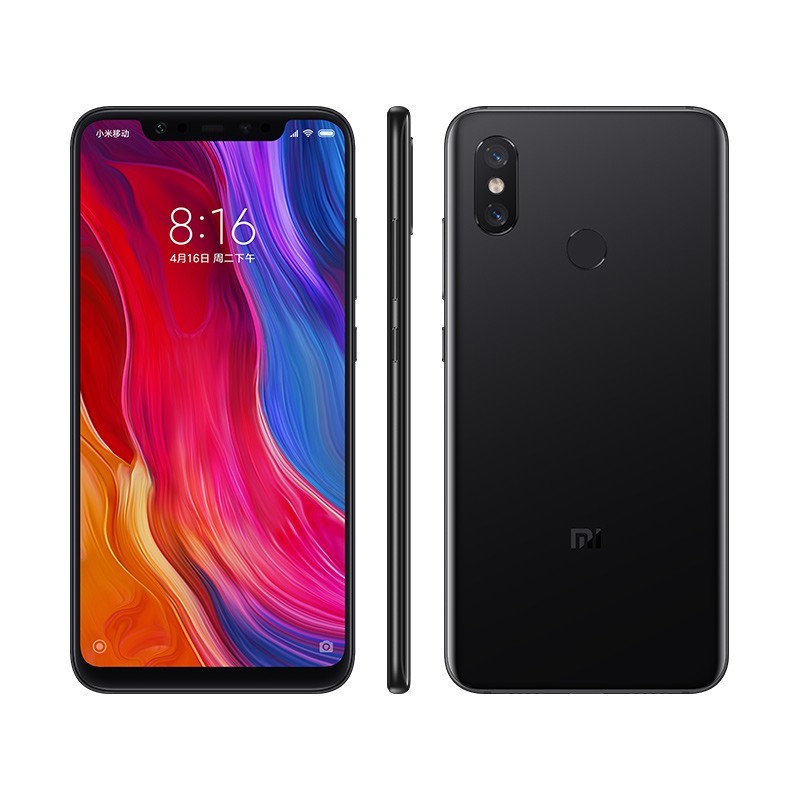 TIM Xiaomi Mi 8 15,8 cm (6.21") SIM doble Android 8.1 4G USB Tipo C 6 GB 64 GB 3400 mAh Negro