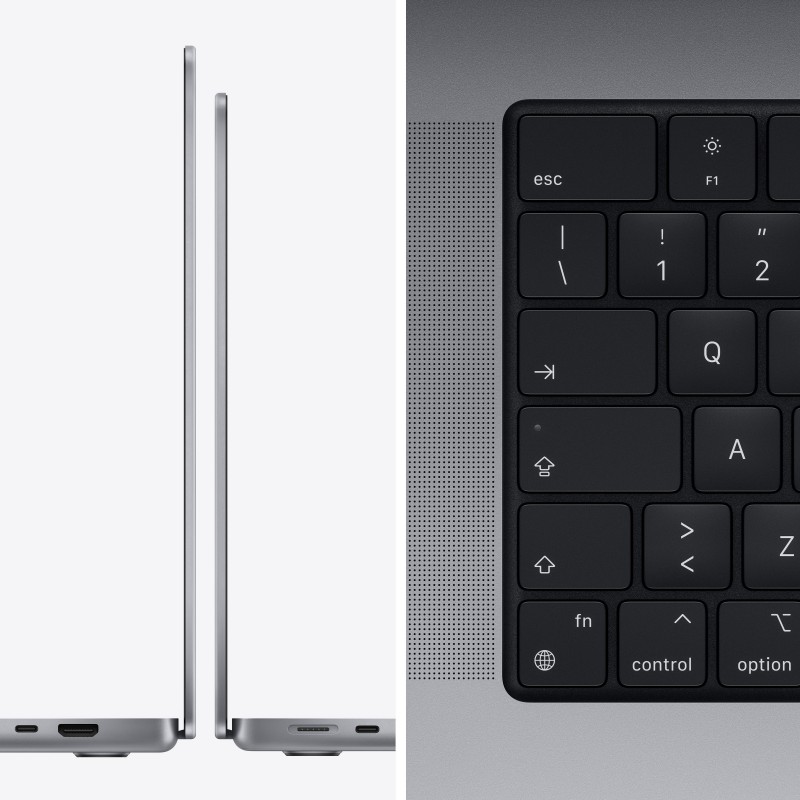 Apple MacBook Pro Notebook 36.1 cm (14.2") Apple M 16 GB 1000 GB SSD Wi-Fi 6 (802.11ax) macOS Monterey Grey