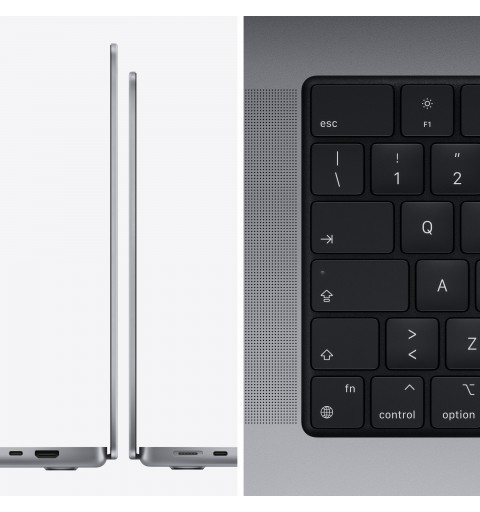 Apple MacBook Pro Notebook 36.1 cm (14.2") Apple M 16 GB 1000 GB SSD Wi-Fi 6 (802.11ax) macOS Monterey Grey