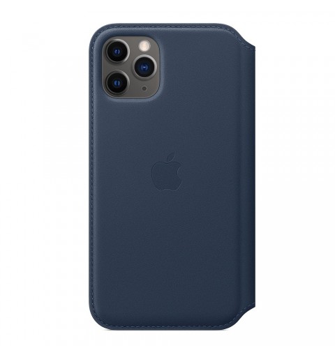 Apple iPhone 11 Pro Leather Folio - Deep Sea Blue