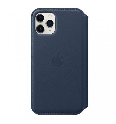 Apple iPhone 11 Pro Leather Folio - Deep Sea Blue