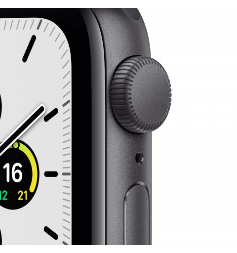 Apple Watch SE GPS, 40mm Cassa in Alluminio Grigio Scuro con Cinturino Sport Mezzanotte