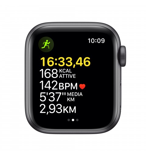 Apple Watch SE GPS, 40mm Cassa in Alluminio Grigio Scuro con Cinturino Sport Mezzanotte