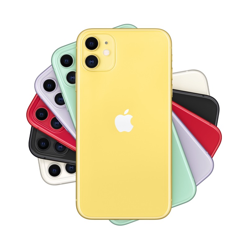 Apple iPhone 11 15,5 cm (6.1") Double SIM iOS 14 4G 64 Go Jaune