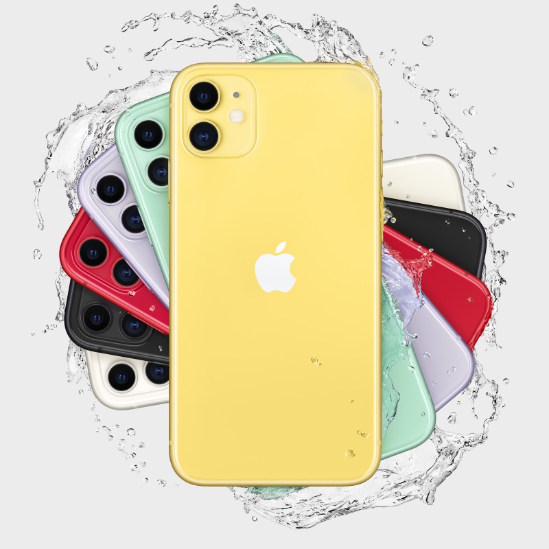 Apple iPhone 11 15,5 cm (6.1") Double SIM iOS 14 4G 64 Go Jaune