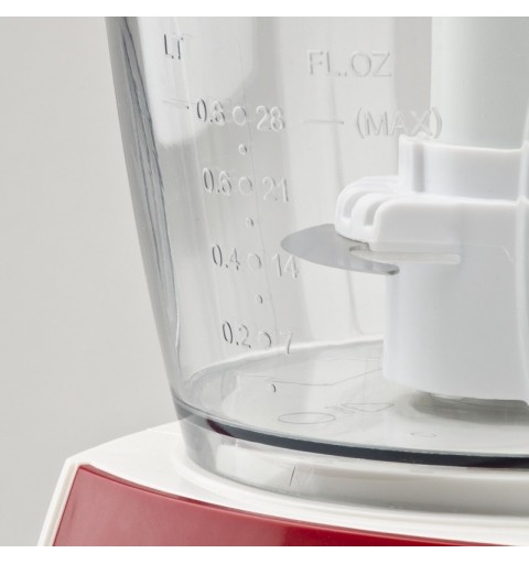 Girmi RB15 robot de cocina 300 W 0,8 L Rojo, Blanco