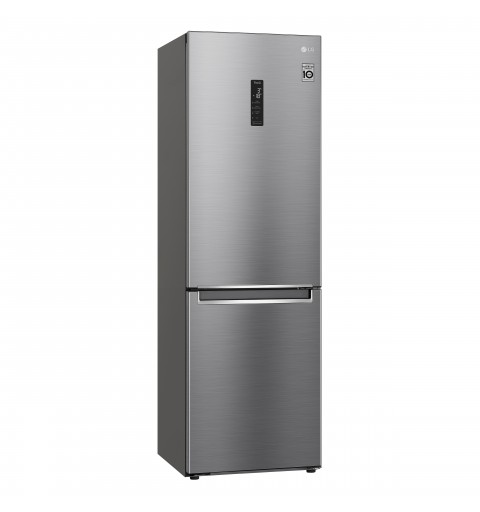 LG GBB71PZUGN fridge-freezer Freestanding 341 L D Stainless steel