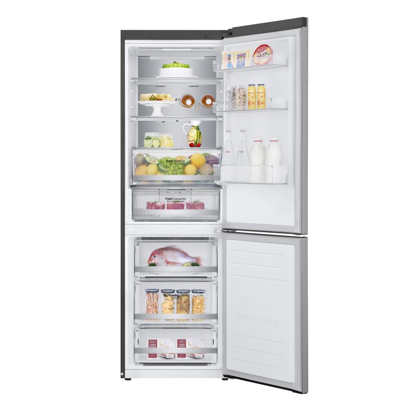 LG GBB71PZUGN frigorifero con congelatore Libera installazione 341 L D Acciaio inossidabile