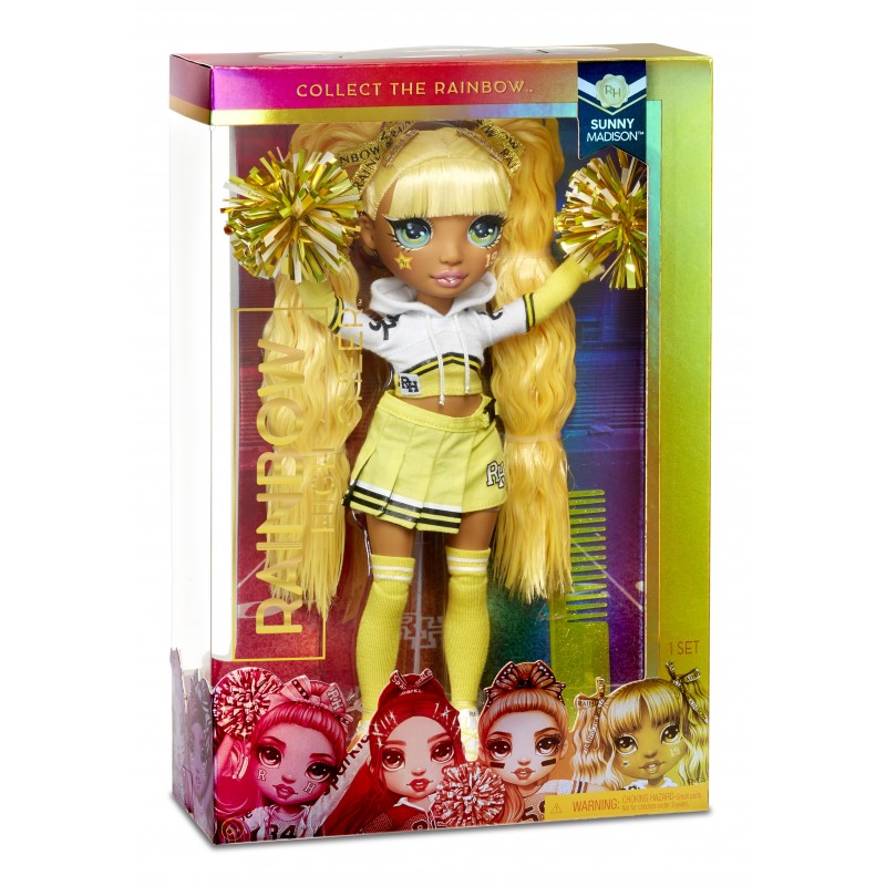 Rainbow High Cheer Doll - Sunny Madison (Yellow)