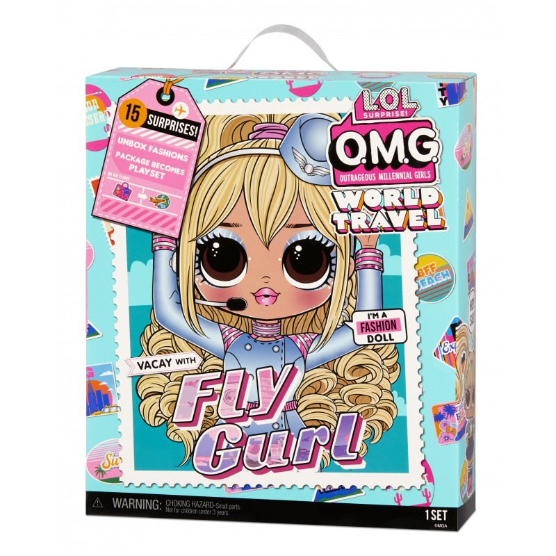 L.O.L. Surprise! OMG Travel Doll- Fly Gurl