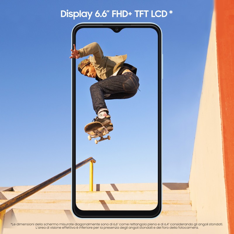 Samsung Galaxy A13 SM-A135F 16,8 cm (6.6") Double SIM Android 12 4G USB Type-C 4 Go 128 Go 5000 mAh Bleu