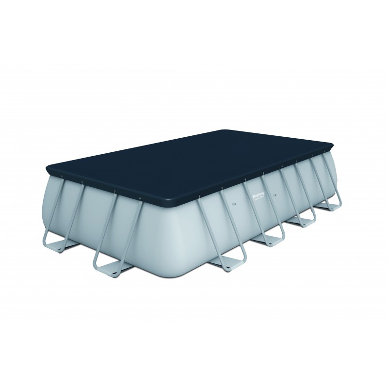 Bestway Power Steel 56670 piscine hors sol Rectangle 11532 L Blanc