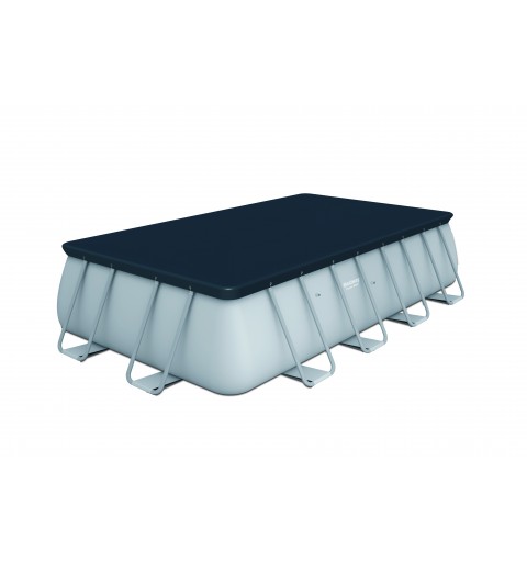 Bestway Power Steel 56670 piscine hors sol Rectangle 11532 L Blanc