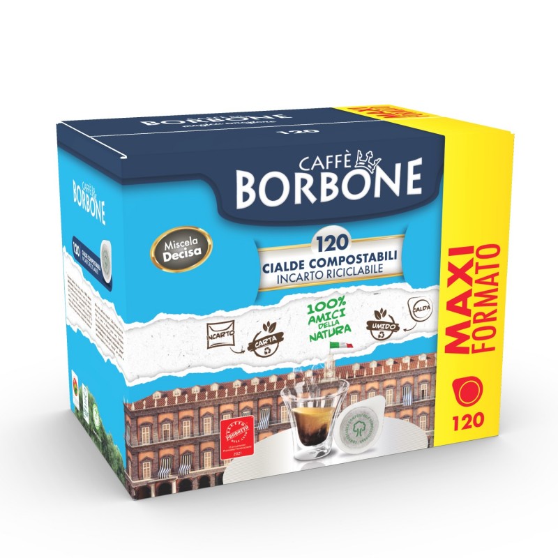 Caffe Borbone 44BNERADECISA120 bolsita y cápsula de café Dosis de café 120 pieza(s)