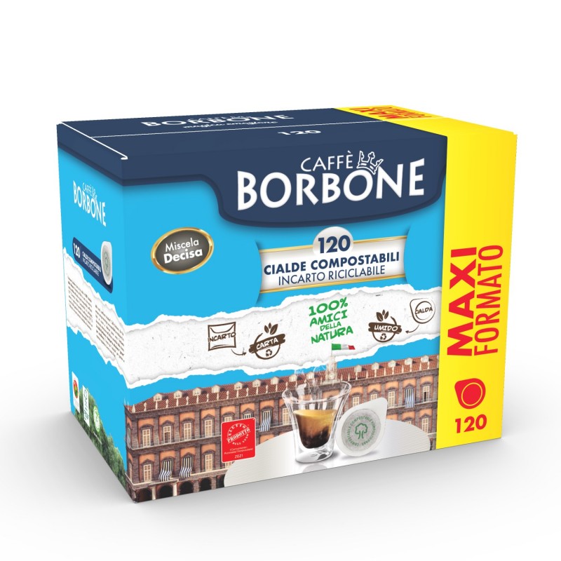 Caffe Borbone Cialda Compostabile 100% Sostenibile 120 pz