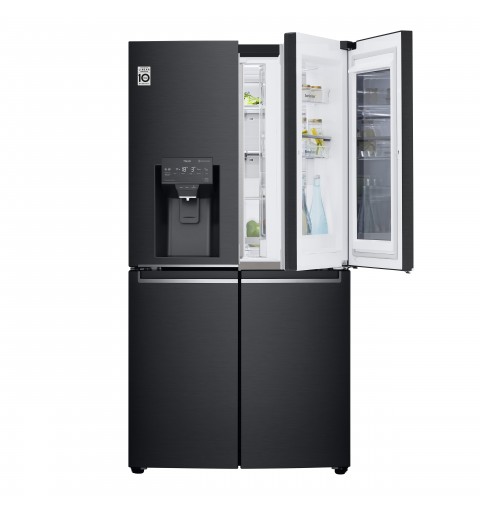 LG GMX945MC9F Side-by-Side Kühlkombination Freistehend 563 l F Schwarz