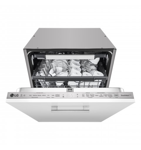 LG DB325TXS dishwasher Fully built-in 14 place settings E