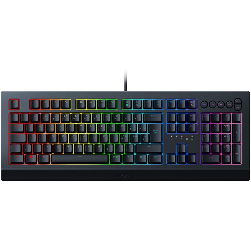 Razer CYNOSA V2 keyboard USB QWERTY English, Italian Black