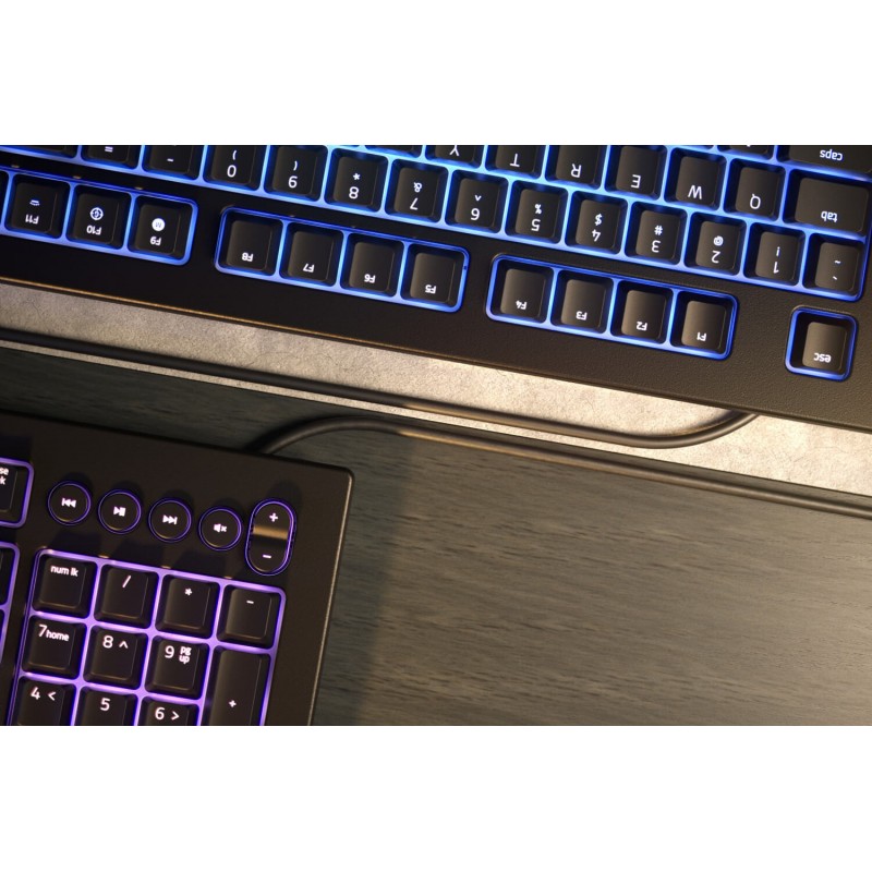 Razer CYNOSA V2 keyboard USB QWERTY English, Italian Black