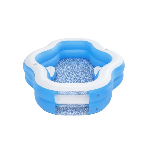 Bestway 54409 piscina fuori terra Piscina gonfiabile Piscina ovale Blu, Bianco