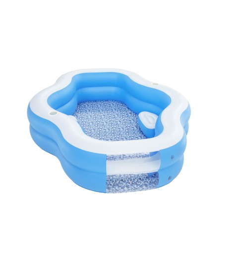 Bestway 54409 piscina fuori terra Piscina gonfiabile Piscina ovale Blu, Bianco