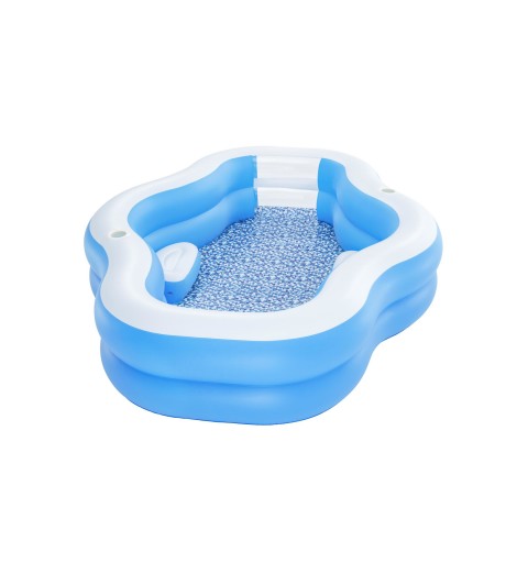 Bestway 54409 piscina fuori terra Piscina gonfiabile Piscina ovale Blu, Bianco