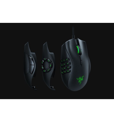 Razer Naga Trinity Maus rechts USB Typ-A Optisch 16000 DPI