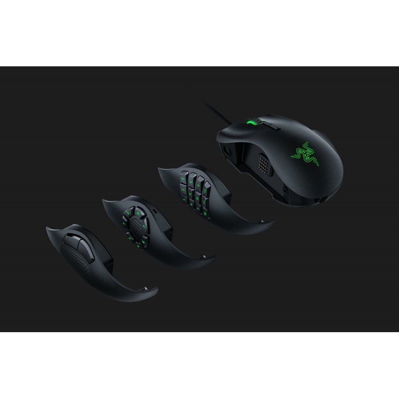Razer Naga Trinity Maus rechts USB Typ-A Optisch 16000 DPI
