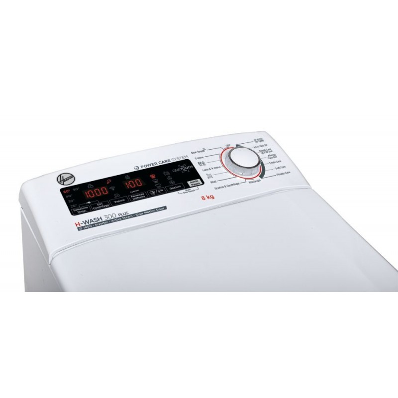 Hoover H-WASH 300 PLUS H3TSM48TAMCE-11 Waschmaschine Toplader 8 kg 1400 RPM B Weiß