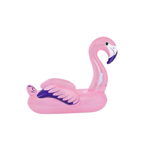 Bestway Bouée XXL à chevaucher Flamant Rose