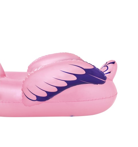 Bestway Bouée XXL à chevaucher Flamant Rose