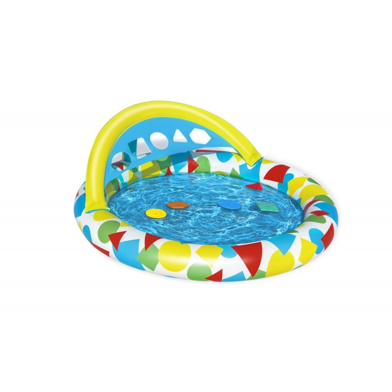 Bestway 47" x 46" x 18" 1.20m x 1.17m x 46cm Splash & Learn Kiddie Pool