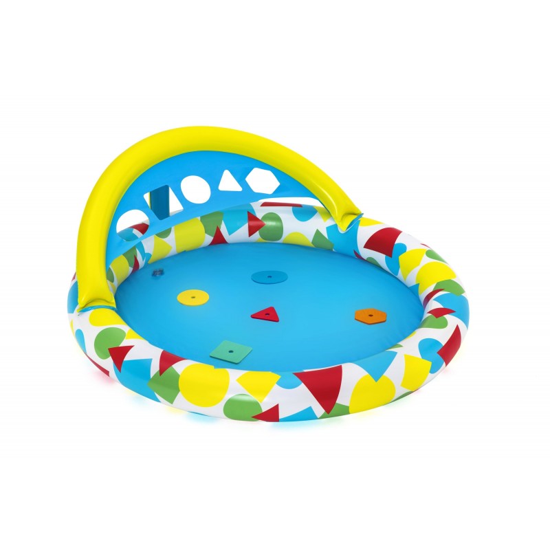 Bestway 47" x 46" x 18" 1.20m x 1.17m x 46cm Splash & Learn Kiddie Pool