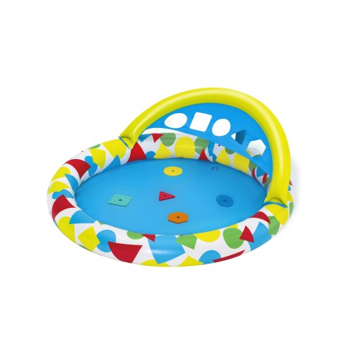 Bestway 47" x 46" x 18" 1.20m x 1.17m x 46cm Splash & Learn Kiddie Pool