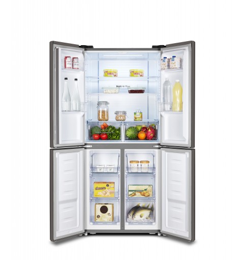 Hisense RQ515N4AD1 side-by-side refrigerator Freestanding 394 L E Stainless steel