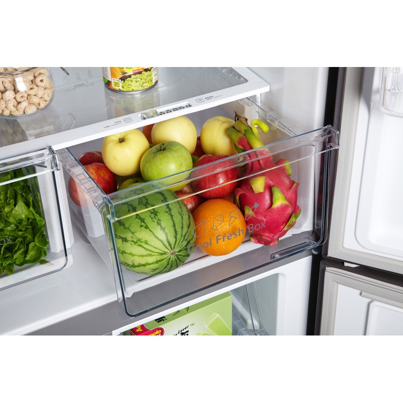 Hisense RQ515N4AD1 side-by-side refrigerator Freestanding 394 L E Stainless steel