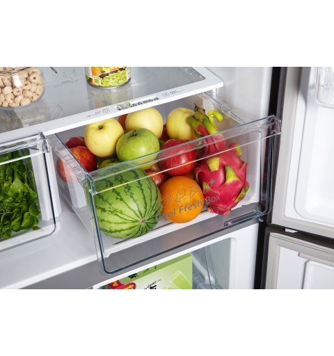 Hisense RQ515N4AD1 side-by-side refrigerator Freestanding 394 L E Stainless steel