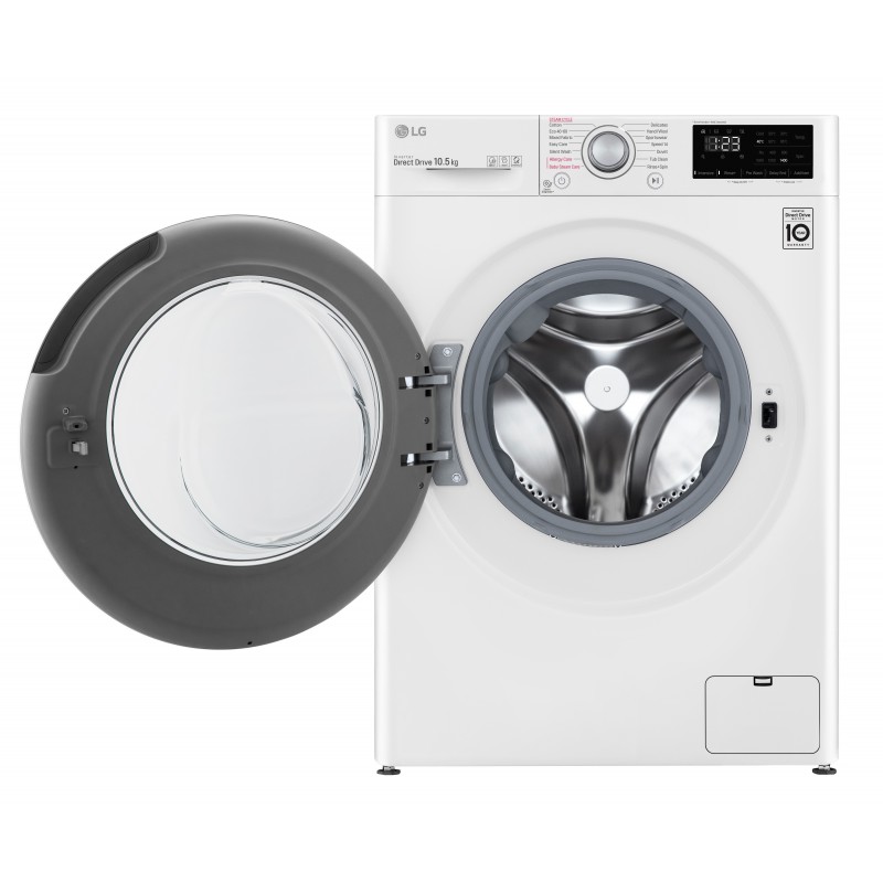 LG F4WV310S4E.ABWQWIS machine à laver Charge avant 10,5 kg 1400 tr min B Blanc