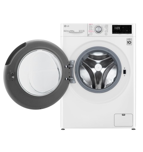 LG F4WV310S4E.ABWQWIS machine à laver Charge avant 10,5 kg 1400 tr min B Blanc