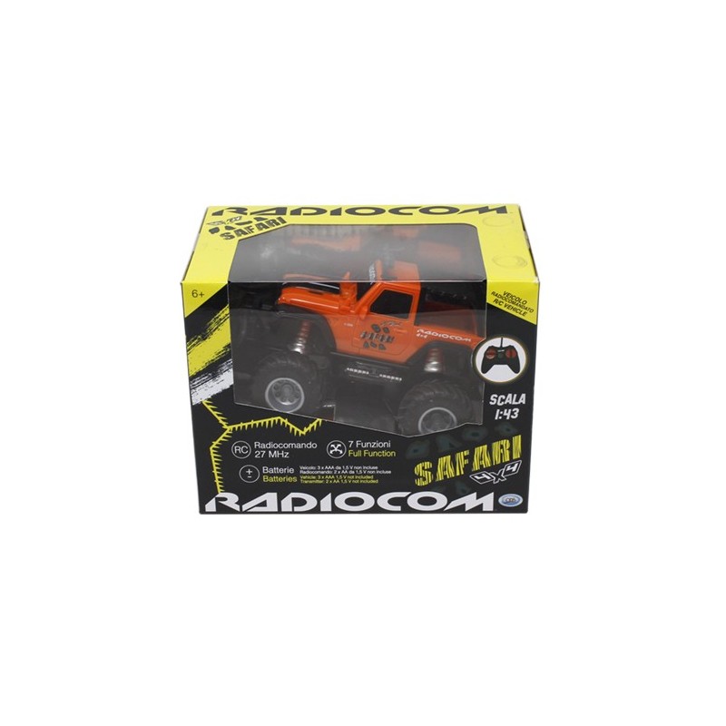RADIOCOM SAFARI 1 43 modellino radiocomandato (RC) Ideali alla guida Motore elettrico RADIOCOM SAFARI 1 43 modellino radiocomandato (RC) Ideali alla guida Motore elettrico