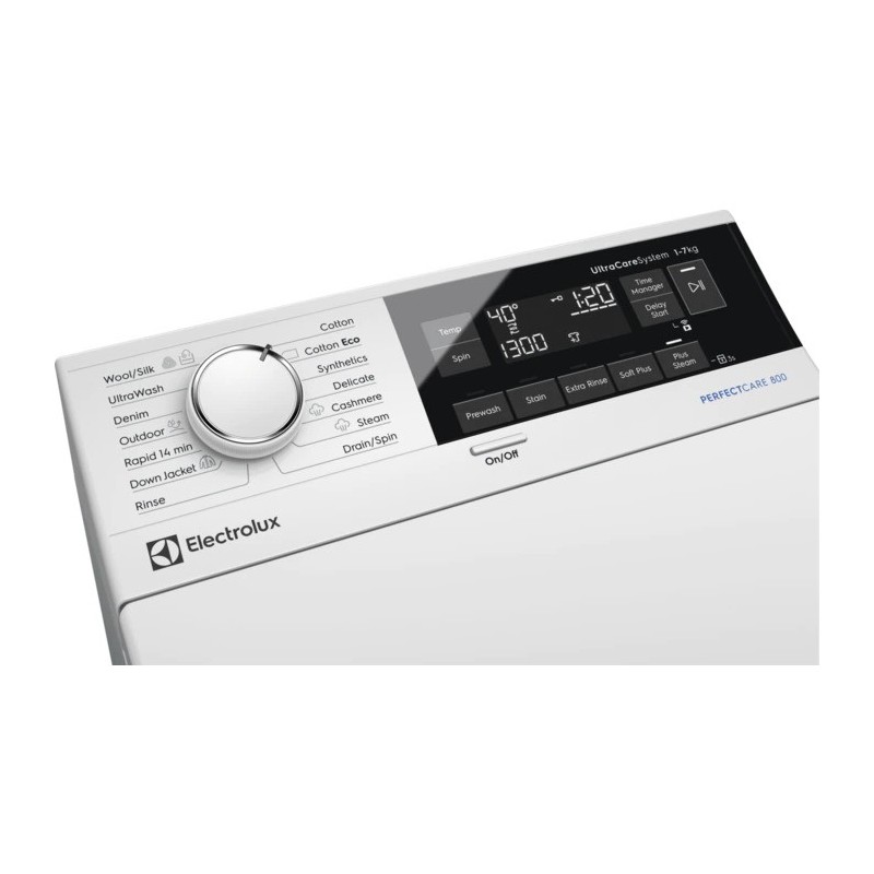 Electrolux EW7T373S lavadora Carga superior 7 kg 1300 RPM C Blanco
