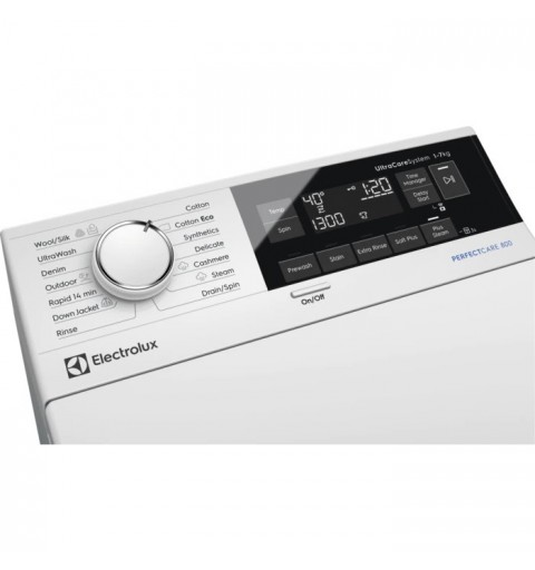 Electrolux EW7T373S lavatrice Carica dall'alto 7 kg 1300 Giri min C Bianco