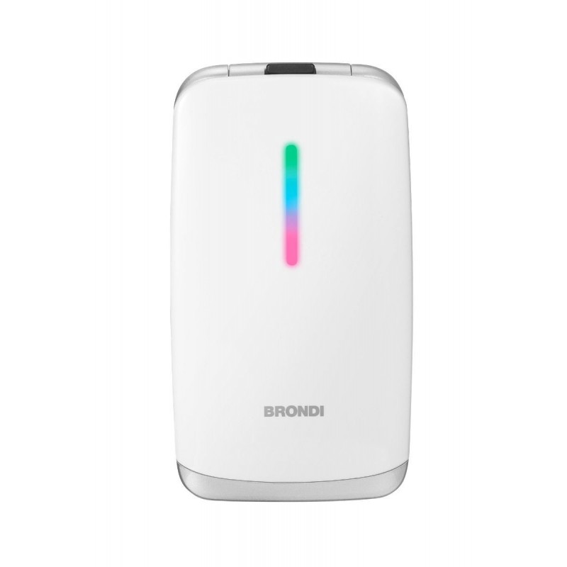 Brondi Contender 7,62 cm (3") Bianco Telefono per anziani