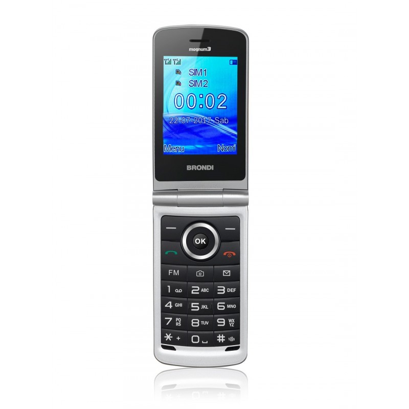 Brondi Magnum 3 7,62 cm (3") Blanc Téléphone numérique